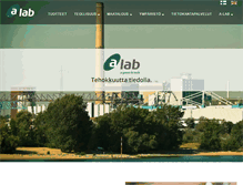 Tablet Screenshot of a-lab.fi